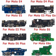 Charging Port For Motorola Moto E6 plus E5 Play Go E4 E6s USB Charge Board PCB Dock Connector Plate 