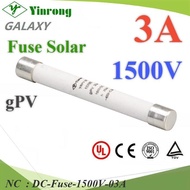 NC DC Fuse For Solar Cell 1500V 3A Size DC-Fuse-1500V-03A
