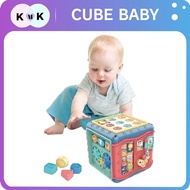 6 in 1 Baby Activity Cube Toys Treasure  Early  Education For Six Side Of Puzzle Cube Game