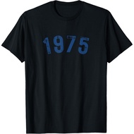 Men's cotton T-shirt Vintage 1975 Birthday Tshirt for Women for Men Born in 1975 T-Shirt