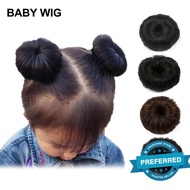 Kids Toddler Wig Headwear Hair Soft Realistic Simulation Hair Adjustable Sizes Comfortable J5q0