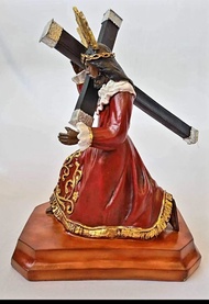 Mini Statue of The Black Nazarene Nuestro Padre Jesus Nazareno