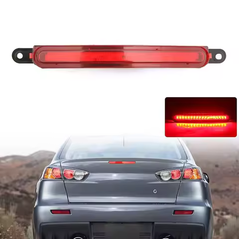 LED 3RD Brake Light Trunk Back Mount Stop Lamp For Mitsubishi Lancer EVO X 2008-2015 2016 Red Car Ac