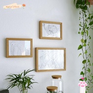 EUCALYTUSMY Photo Frame, Wall Decoration Rotatable Wooden Kids Art Frame, Creative Family Portraits 