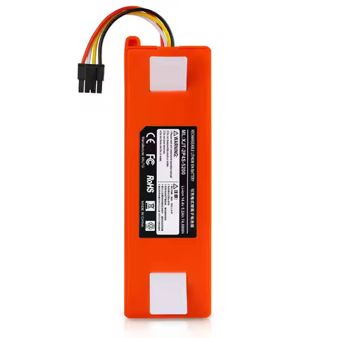 14.4V 6500mAh Robotic Vacuum Cleaner Replacement Battery For Roborock C1 E2 E3 E4 E5 S4 S5 MAX S6 Pu
