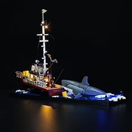 LED Lighting Kit Compatible with Lego Jaws 21350 - Creative Light for Lego 21350 Set - Classic Versi