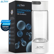 ALTHY H2-Classic 1 Hydrogen Water Bottle Generator  -Tritan/Glass Cupbody- DuPont SPE & PEM Dual Cha