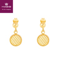 HABIB Oro Italia Rosangela Gold Earring, 916 Gold
