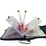 Waterproof Lure Bag Portable Soft Bait Storage Bag Bait Storage Bag Soft Worm Bag Fake Bait Bag Lure