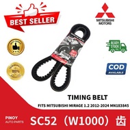 Timing Belt SC52 W1000 For Mitsubishi Mirage G4 1.2L 2012-2024 3A90 3A92 MN183845