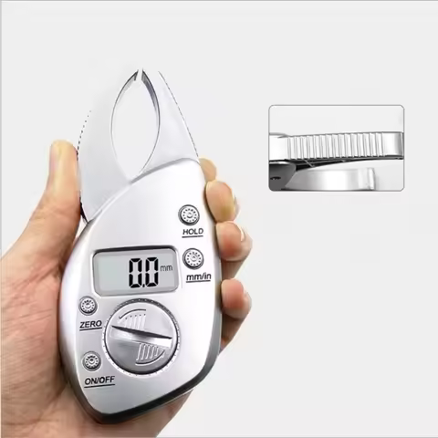 Digital Body Fat Caliper - Skinfold Measurement Tool for Accurate Body Fat Testing
