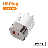 elough | Elough 45W Electroplated Ring Charger USB/Type C Multi Port PD20W Charging Head 5V2A Power 