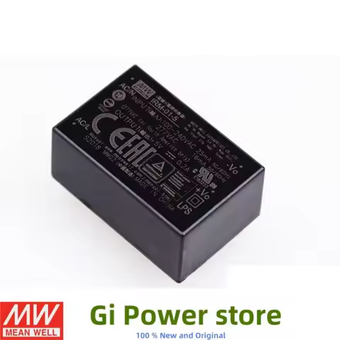 IRM-01 MEAN WELL IRM-01-3.3V/5V/9V/12V/15V/24 IRM-01-24 IRM-01-12 IRM-01-9 1W Single Output Encapsul