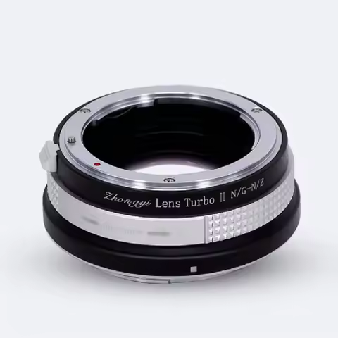 Zhongyi Lens Turbo -NZ II Reduce Focus Adapter for Nikon G F Ai /M42/Canon EOS EF lens to Nikon ZF Z