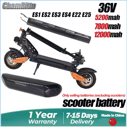 Original Brand New 36V 5200mAh 7800mah 12800mah Battery for 36V Segway Ninebot ES1 ES2 ES3 ES4 E22 E