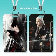 Going to the Mountain Sea Chengyi Student Slide Card Holder Food Card Bus Card ID Protective Case Ac