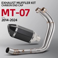 MT07 exhaust Motorcycle Exhaust full system For YAMAHA MT-07 FZ-07 XSR700 2014 - 2023