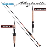 SHIMANO Majestic Rods 6' 7' 8 "Feet Kaki 1.8M / 2.1M / 2.4M Casting Rod & Spinning Rod