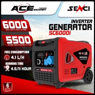 [ SENCI ]SC6000i Inverter Generator SENCI SV320B 6.0KW 322cc 4-Stroke Silent Inverter Petrol Generat