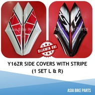 Yamaha Y16ZR Panels with Stripe / Sisik Coverset siap Sticker HLY - BAX-F172G-00 / BAX-F172H-00