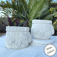 [Tdp 136] Pot Bunga Tanaman Dekorasi Rumah Pot Semen Concrete Souvenir Pot Kaktus Sukulen Desain