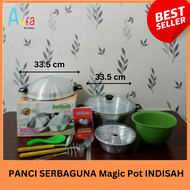 Aufa Surabaya PANCI SERBAGUNA Magic Pot INDISAH Panci Serbaguna Bisa untuk Oven panggang