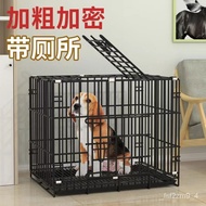 Factory Wholesale Dog Cage Folding Pet Cage Cat Cage Dog Cage Thick Wire Cage Rabbit Cage Small and Medium-Sized Dogs wi