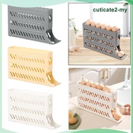 [CuticateddMY] Refrigerator Dispenser Egg Tray 4 Tier Egg Storage Rack Egg Refrigerator Organizers for Restaurant Refrigerator