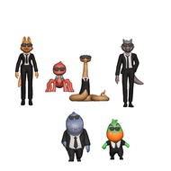 6pcs The Bad Guys Mr. Wolf Mr. Snake Action Figure Model Toys