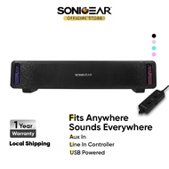 SonicGear SonicBar U200 Powerful USB Audio Sound Bar With LED Light Effects