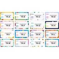 / Book Name Label Stickers Custom/ Name Stickers / Name Stickers Cute/ Stickers Girls' Name Label St