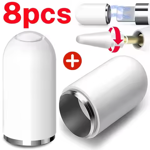 Magnetic Pencil Caps for Apple Pencil 1 Stylus Protector Cover Replacement Magnet Tablet Pen Cap for