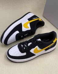 全新有盒Nike Air Force 1'07 LV8 athletic club 低幫板鞋 男款 黑白黃