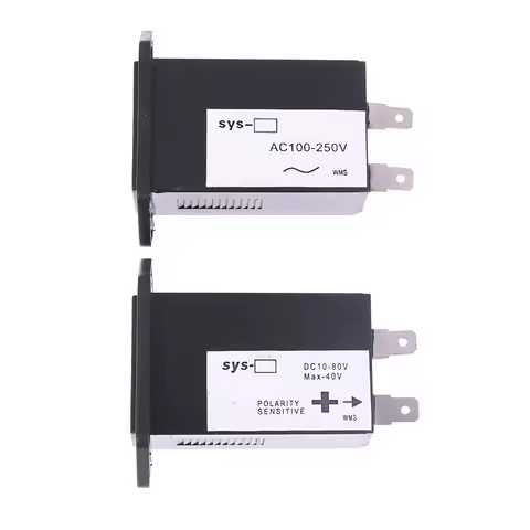 6 Digits 100-250V AC 10-80V DC Hour Meter,Complete Sealed Quartz Timer Counter SYS-1 Lawn Mower Gene