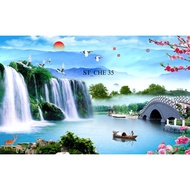 [Free Stickers+Stickers] 3d fish tank stickers in many sizes (60x40, 80x40, 80x50, 90x50, 100x50...)