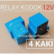(1 Piece) RELAY 12V 4 LEGS RELAY FROG RELAY 12V 4PIN RELAY SONGLE 12V 4PIN RELAY 12VOLT 4PIN