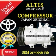 TOYOTA ALTIS 2013-2018 YEAR ORIGINAL JAPAN DENSO ND 6PK 6SES14C COMPRESSOR/ KOMPRESOR  (CAR AIRCOND 