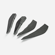 For 17 onwards Civic Type R FK8 VRS-W Type Front bumper canard 4Pcs