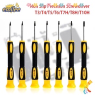 EMILEE Torx Screwdriver, With Hole Plastic Disassembly Repair Tools, Practical T3/T4/T5/T6/T7H/T8H/T