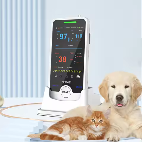 Animal Touch Screen ETCO2 SPO2 NIBP PR Pet Clinic Hospital Vital Signs Patient Monitor