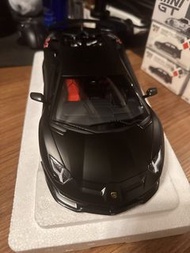 Autoart 1/18 79129 Lamborghini Aventador SVJ Nero Nemesis Matt black