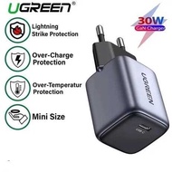 UGREEN NEXODE GAN 30W PD TYPE C ADAPTOR / BASEUS GAN 30W TYPE C OUTPUT CHARGER ADAPTOR 30 Watt / TYP