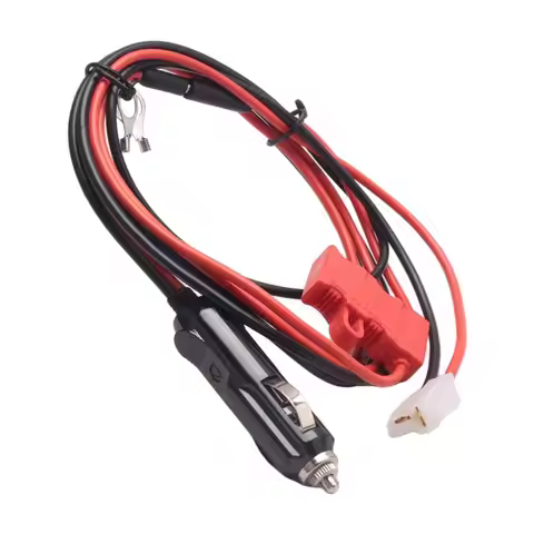 12V DC Power Cord Cable Cigarette Lighter For Kenwood TM-241/261/281 For YAESU For ICOM FT-8800R/890