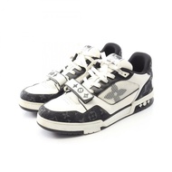 路易威登 LV Trainer Line Monogram Denim 運動鞋 1ABOD8 皮革 白色 黑色