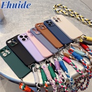 Xiaomi Redmi Note 11 Pro 10 11s 10s Mi 12T 11T 10T Crossbody Lanyard Case Shockproof Candy Soft Silicone Strap Cover