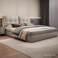 Red New Style Double Bed Net Wedding Extremely 1.8m Bed Modern Simple Bed Double Small Apartment Bed