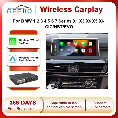 Wireless CarPlay for BMW CIC NBT EVO 1 2 3 4 5 6 7 Series X1 X3 X4 X5 X6 F56 F15 F16 F25 F26 F48 F10
