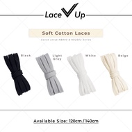 Soft Cotton Laces Flat Shoes | NB 990, NB 2002 Series Shoelaces