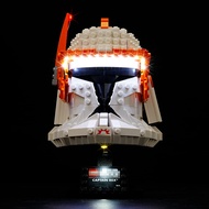 Rorliny LED Light Kit for Lego Star Wars Clone Commander Cody Helmet 75350 Collectible Set, Lighting