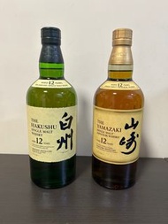 山崎 Yamazaki 12年 + 白州 Hakushu 12年